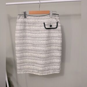 Mario Serrani Italy Tweed Pencil Skirt Size 6